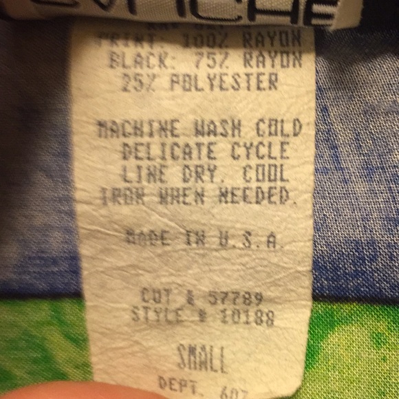 Vintage Bright Blouse - Picture 4 of 4